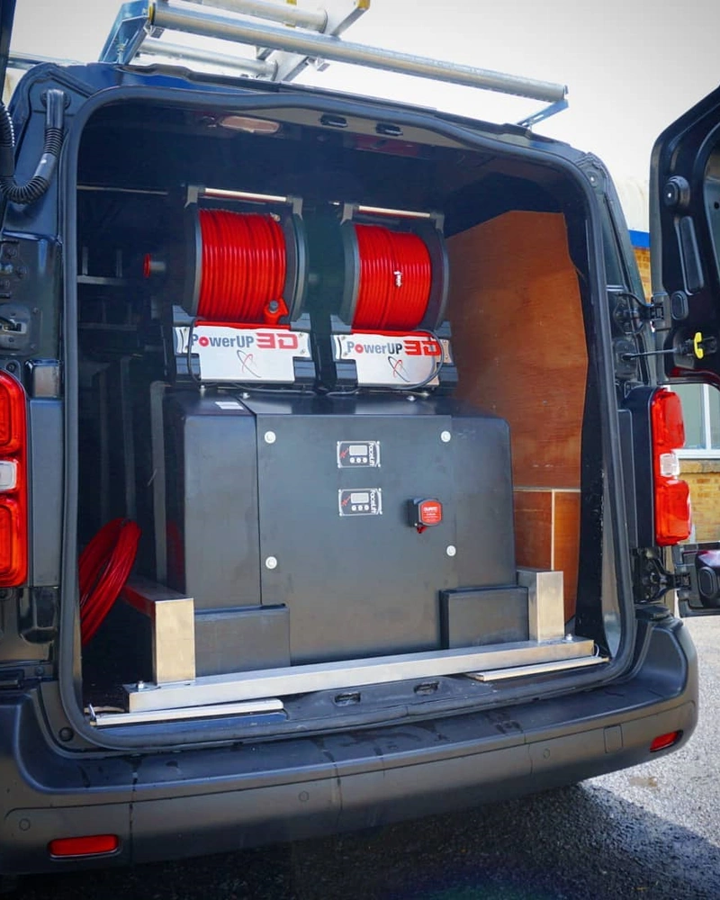 Van Mounted Window Cleaning System Pure Water Window Cleaning