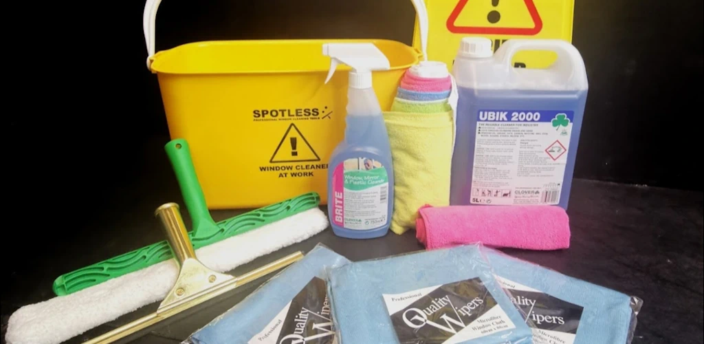 What do professional window cleaners use to wash windows